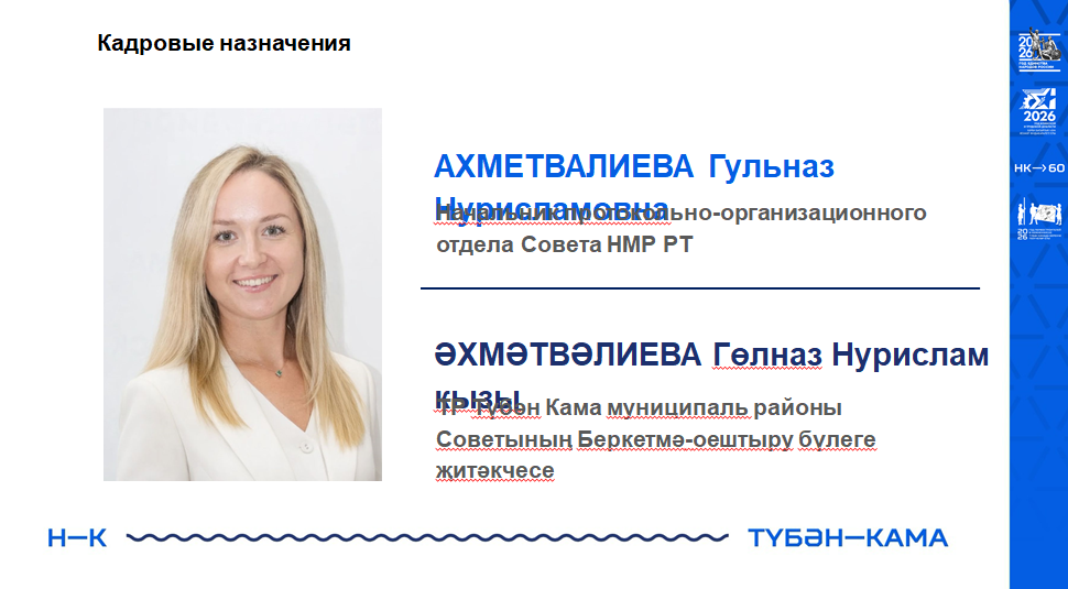 Радмир Беляев сообщил о кадровом назначении в Совете Нижнекамского района