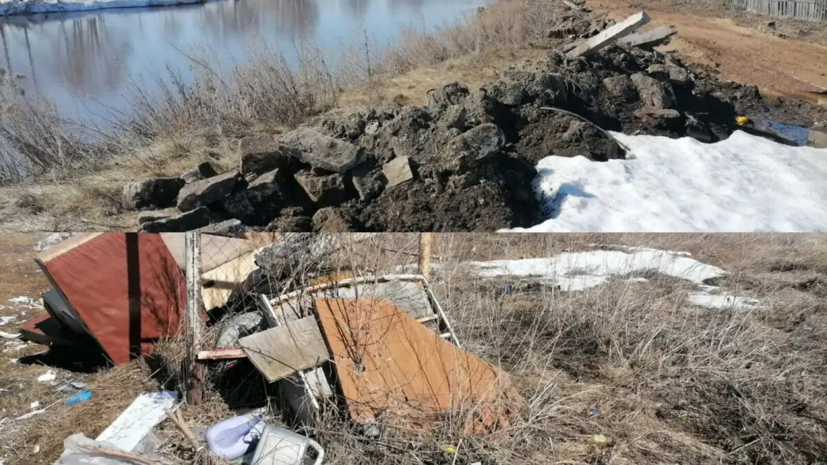 Две несанкционированные свалки выявили в Ютазинском районе