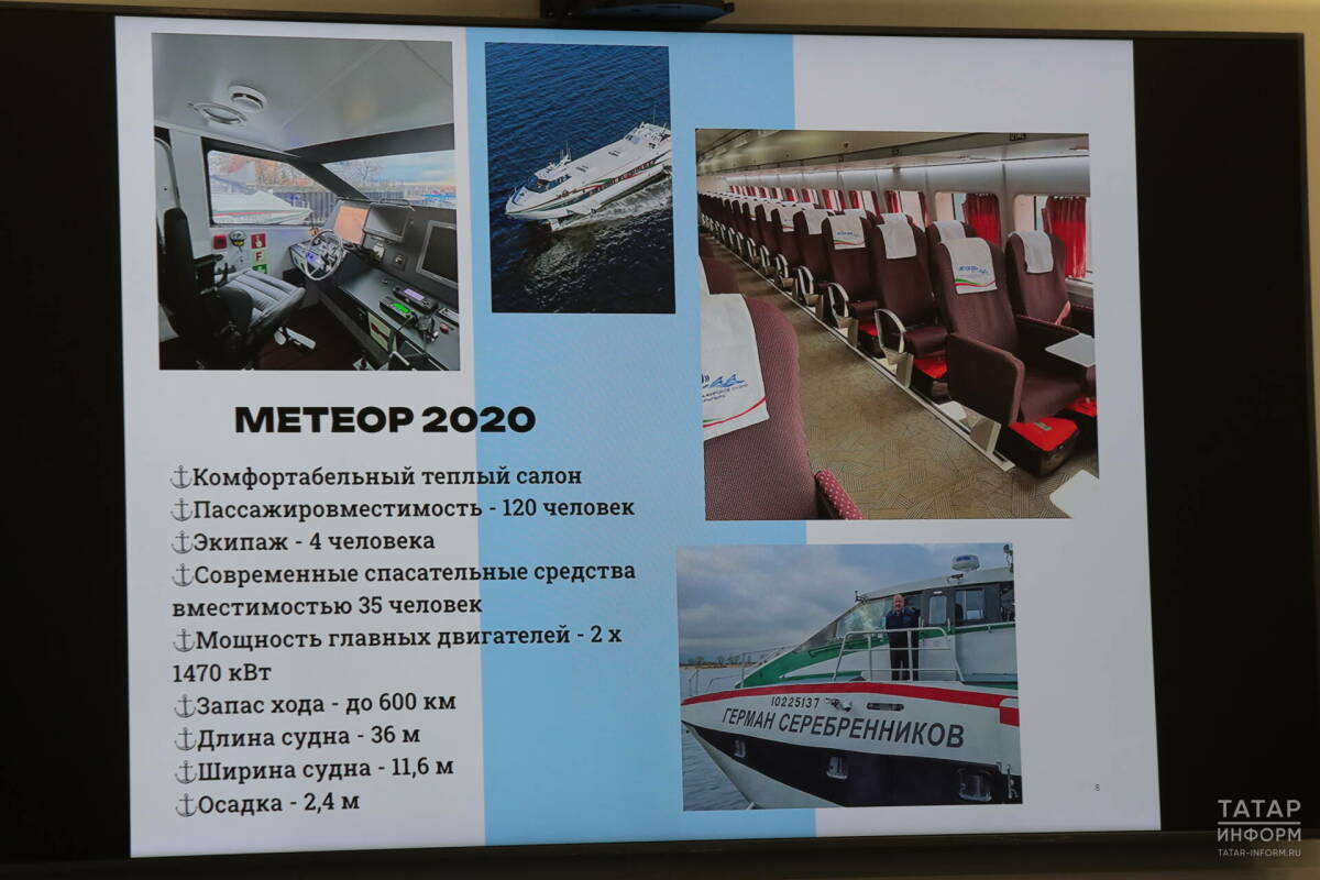 Новый регулярный речной маршрут Казань – Набережные Челны откроется 1 мая