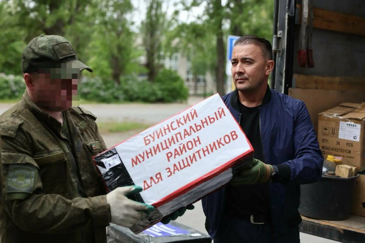 В Рубежное из Буинского района РТ доставили партию помощи
