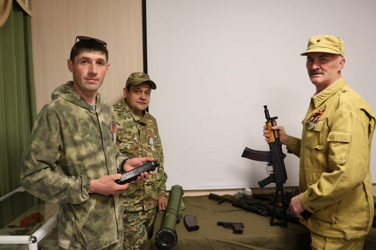 В Актанышском районе прошел «Урок мужества» с участниками СВО
