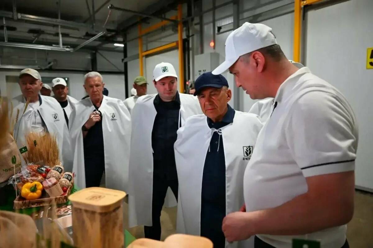 Минниханов осмотрел комплекс по промышленному выращиванию индейки под Лениногорском