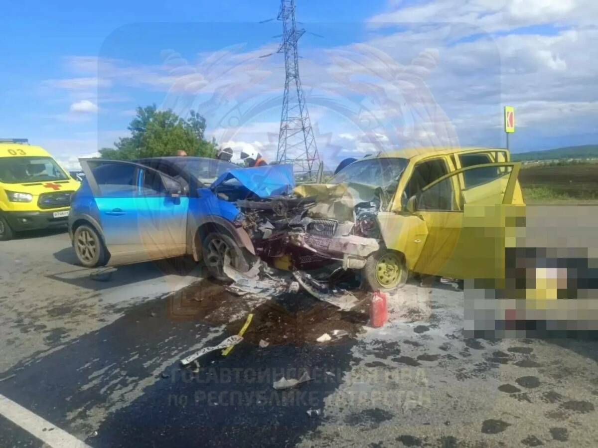 Два авто вышли на обгон в РТ и столкнулись – один человек погиб, трое пострадали