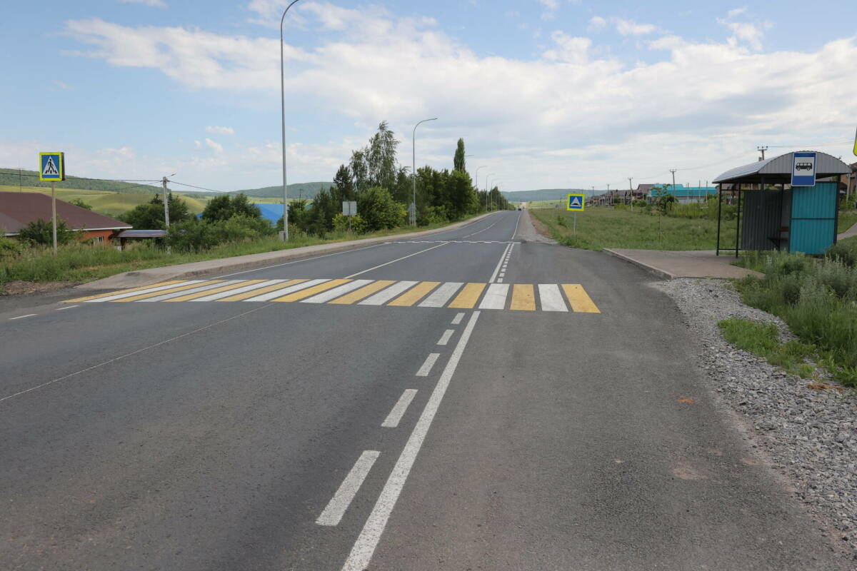 В Альметьевском районе по нацпроекту отремонтировали почти 3 км дороги Альметьевск – Муслюмово