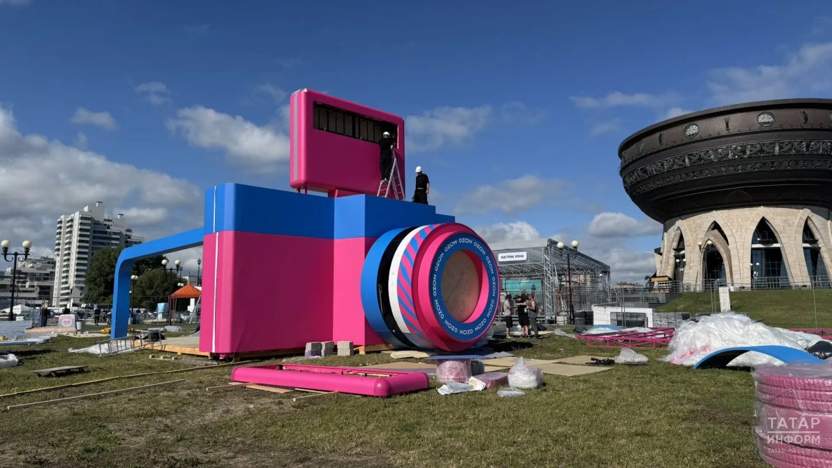 Площадка у «Чаши» готова на 60%: как строят VK Fest 2026 в Казани