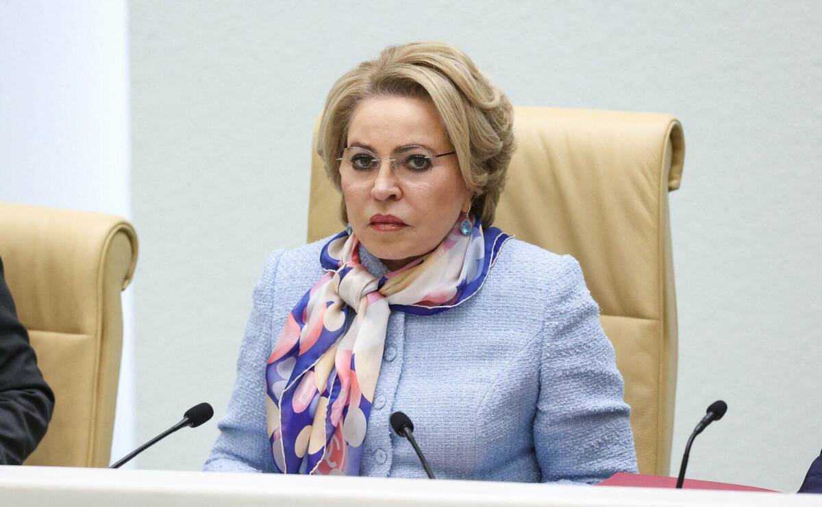 Матвиенко призвала «не охать-ахать» из-за ситуации с топливом