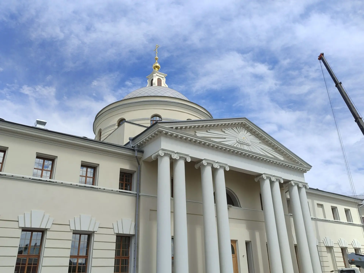 В Казани завершается восстановление Никольского храма перед визитом Патриарха Кирилла