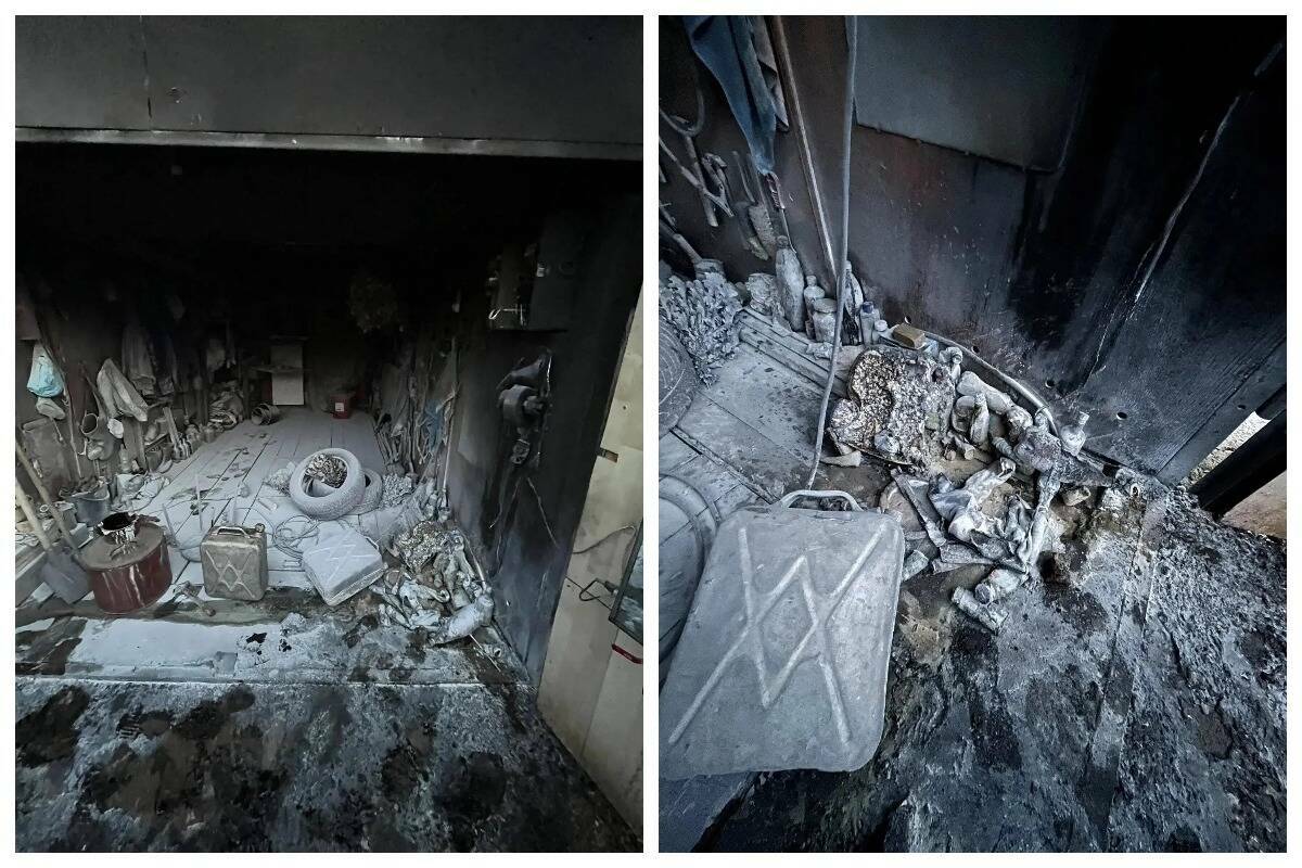 Очевидцы потушили пожар в гараже под Нижнекамском, где мужчина получил ожоги