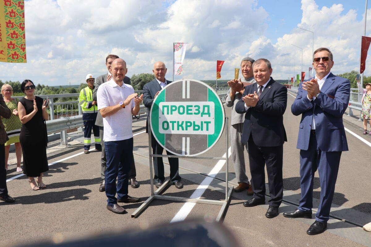 В Нурлатском районе открыли мост, решивший многолетнюю проблему паводков