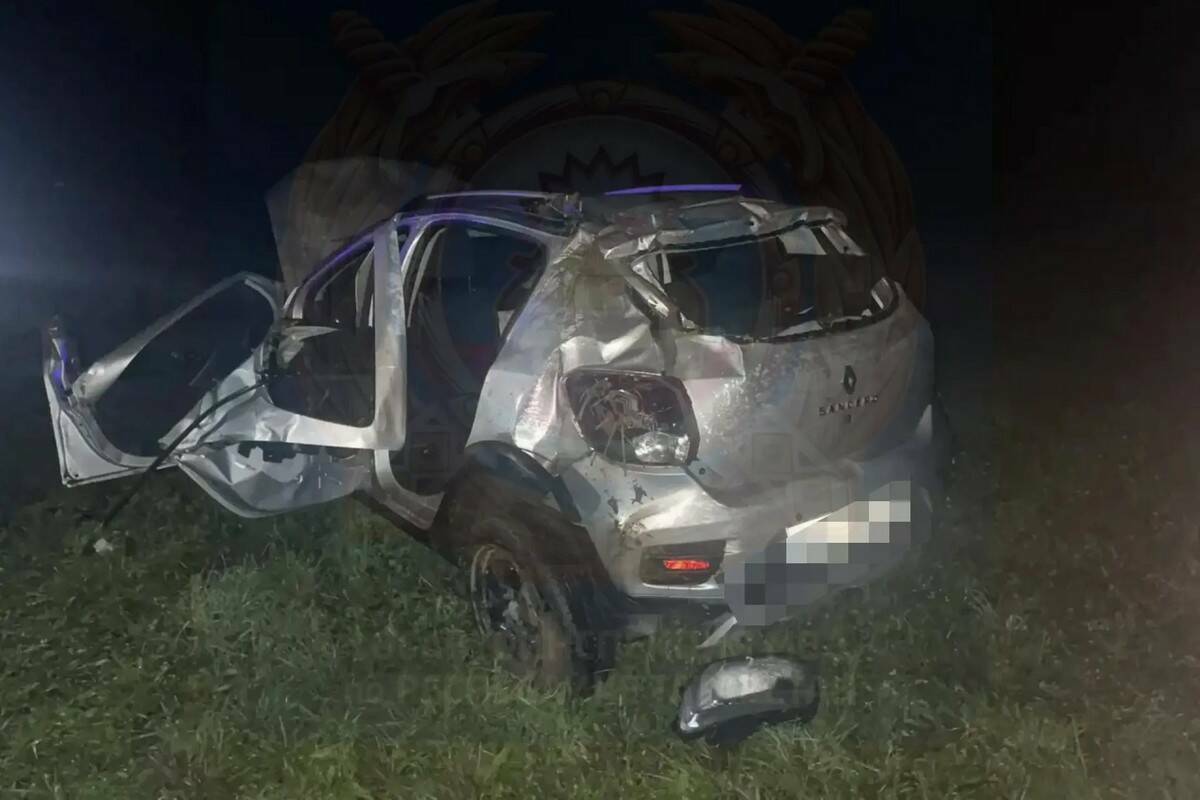 18-летний водитель Renault вылетел в кювет в РТ, двое подростков пострадали
