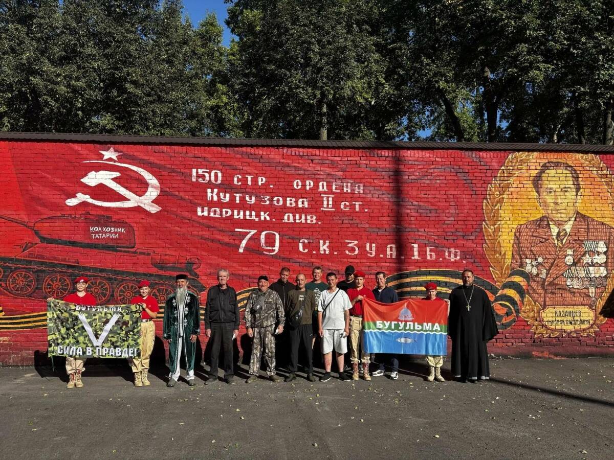 Четверо контрактников из трёх регионов убыли из Бугульмы для участия в СВО