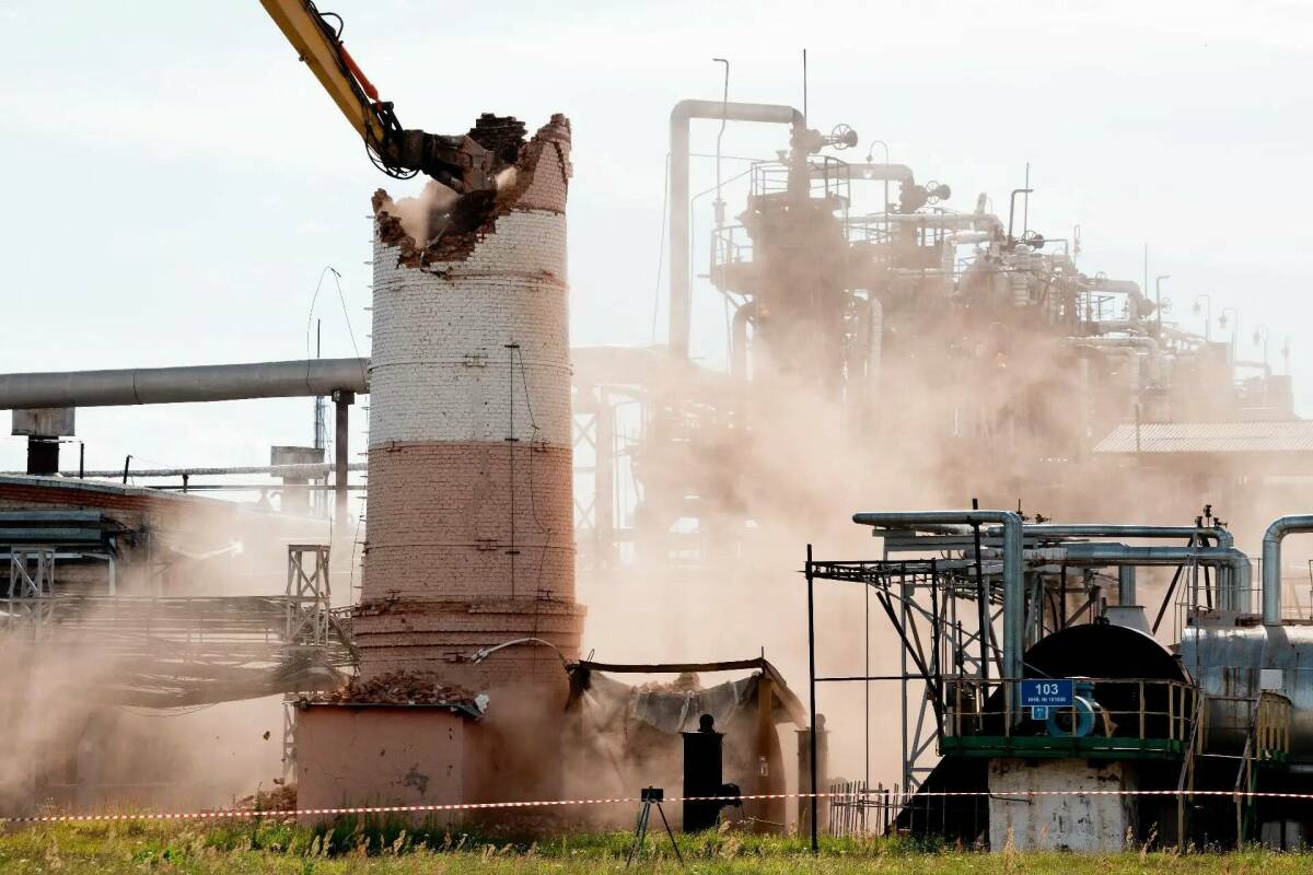 Демонтаж устаревшей установки Э-40 на КОСе снизит эконагрузку на 5%