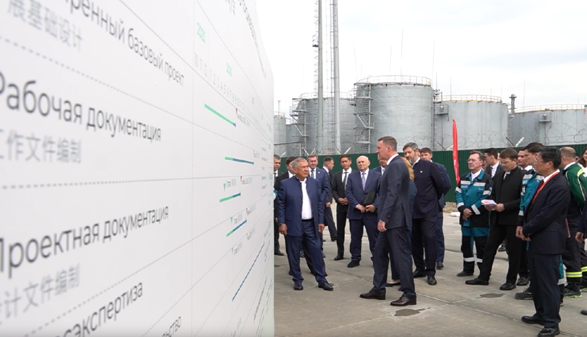 Миңнеханов һәм Патрушев биотехнология заводы төзелешенә старт бирде