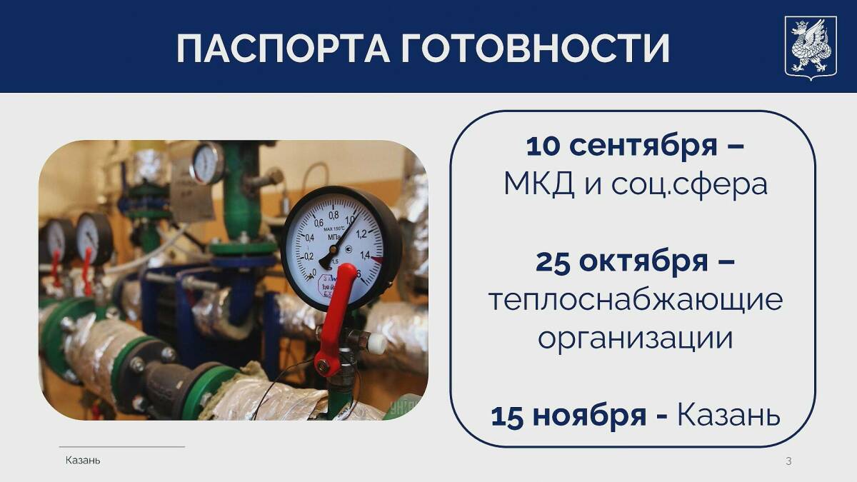 В 98% домов Казани провели подготовку систем отопления к зиме