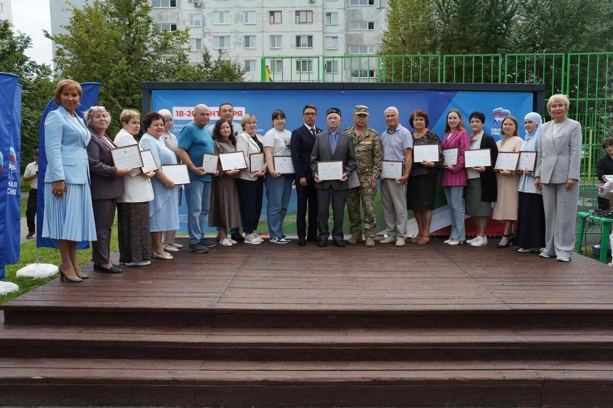 В Казани на Фестивале труда и доблести наградили жителей двух районов