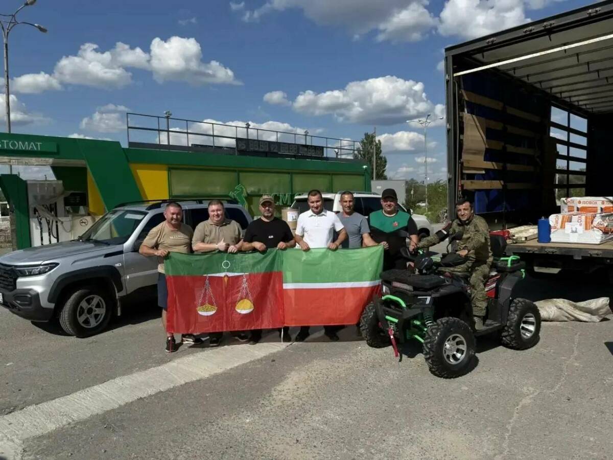 Из Тюлячинского района Татарстана в Лисичанск доставили гуманитарный груз