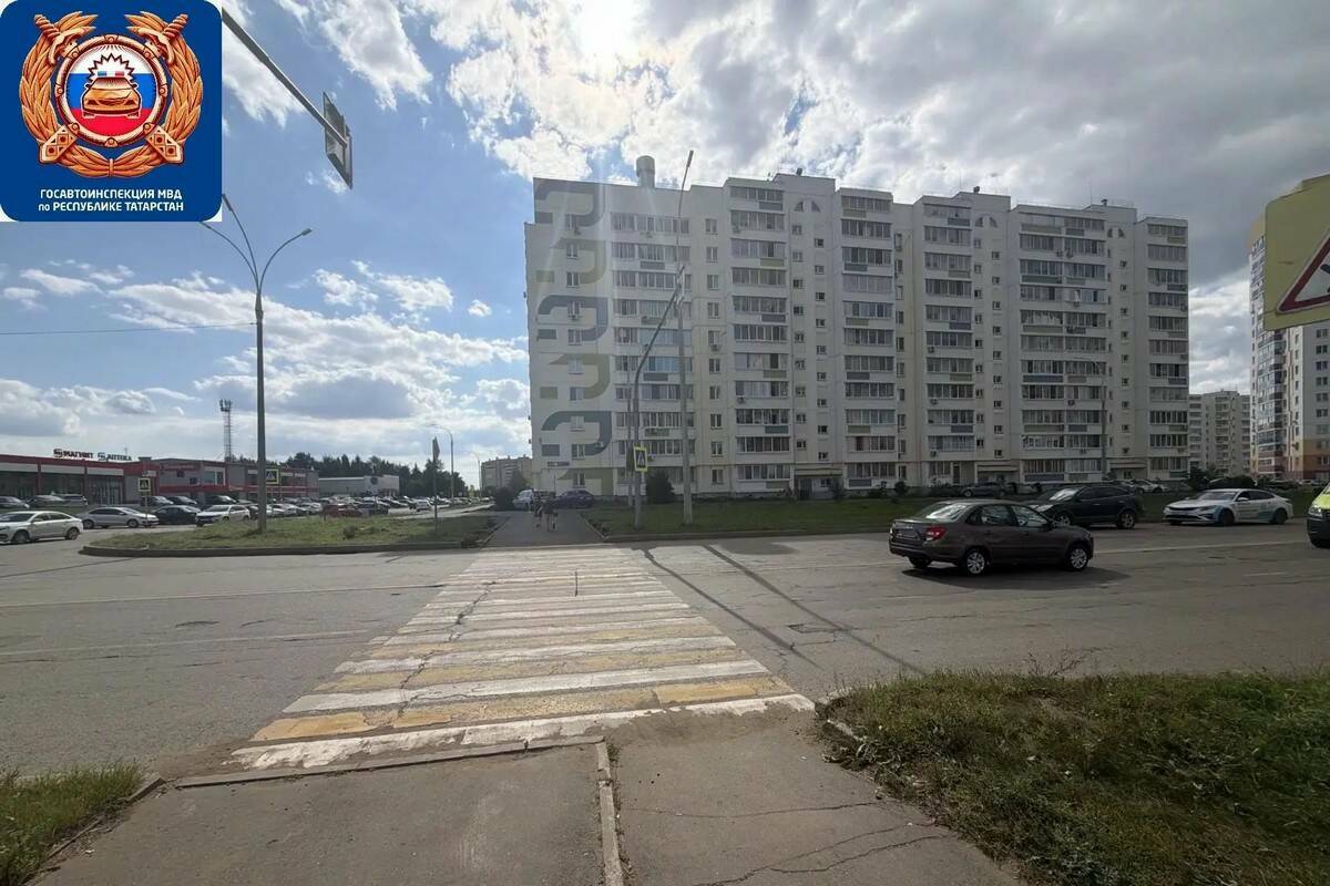 Водитель «Лады» сбил 15-летнюю девочку на зебре в Челнах