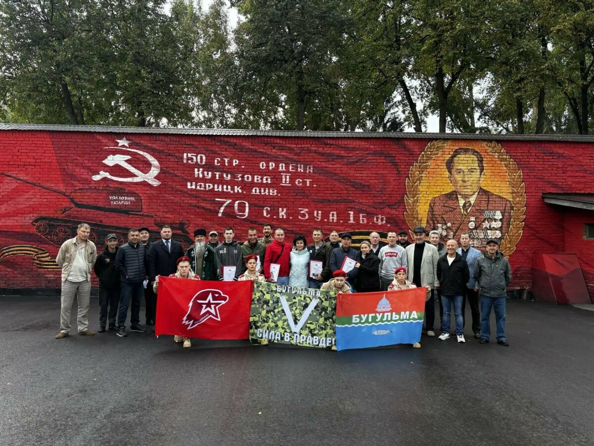 Из Бугульмы отправили очередную группу военнослужащих по контракту