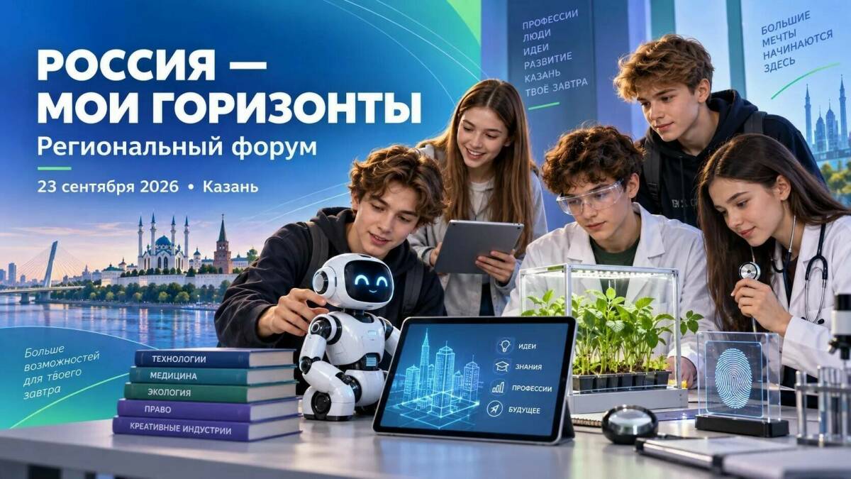 В Казани 23 сентября пройдёт форум «Россия – мои горизонты»