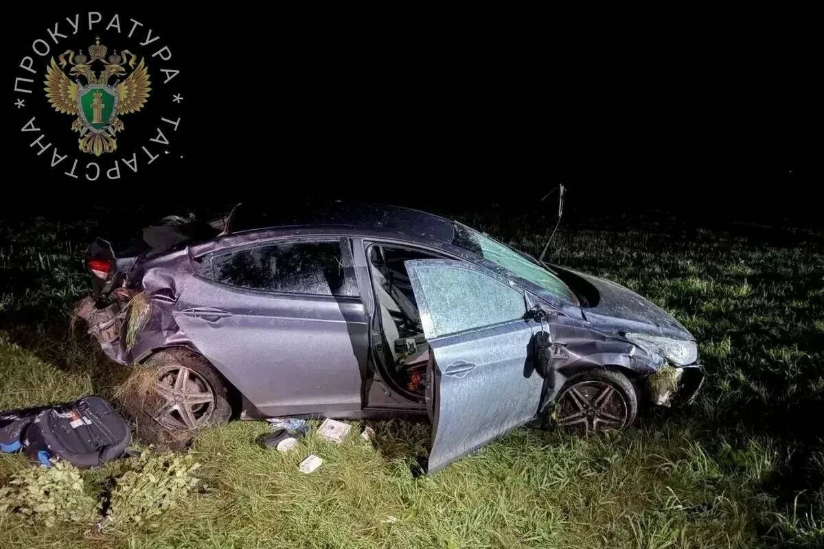 Водитель вылетевшего с трассы авто, в котором погиб его 13-летний сын, был пьян