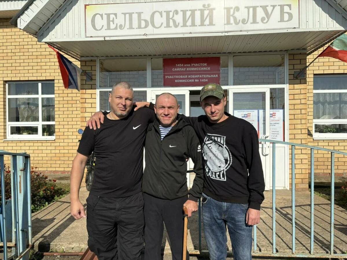 Участник СВО Сергей Бобров пришел на выборы в Заинском районе