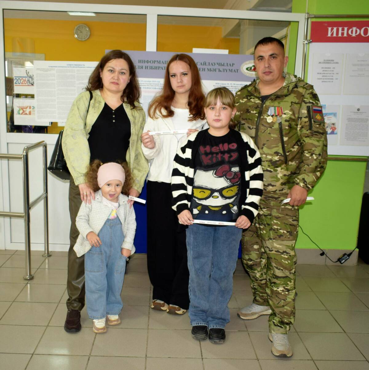 «Я люблю свою страну»: ветеран спецоперации проголосовал в Бавлах