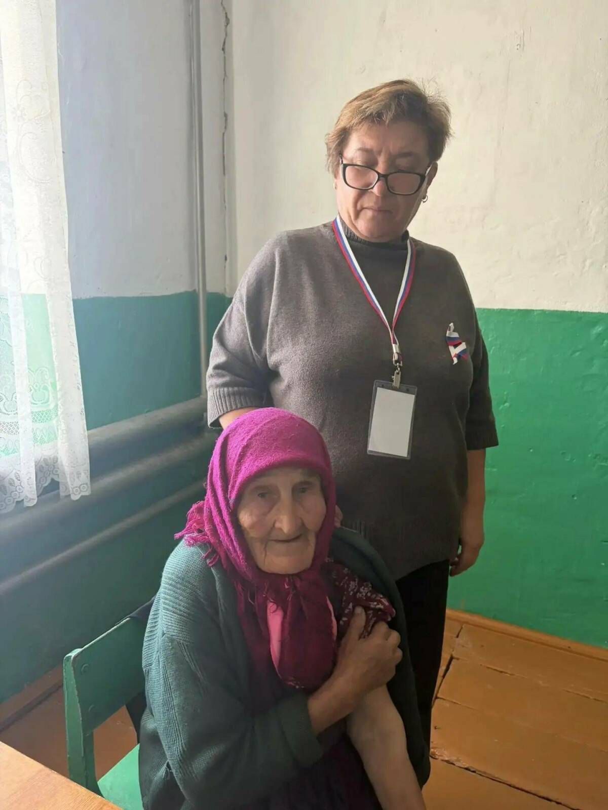 На выборах в Госдуму прививку от гриппа сделала 96-летняя жительница РТ