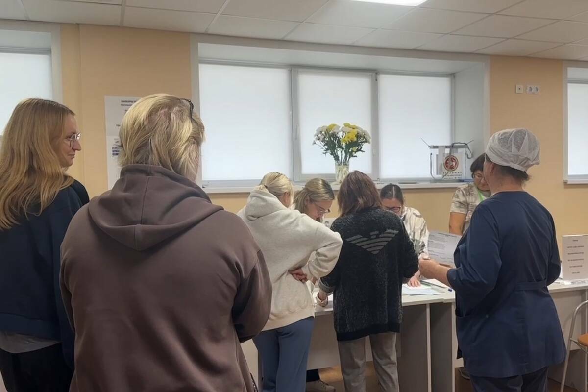 На избирательном участке в РКБ Татарстана проголосовали более 600 человек