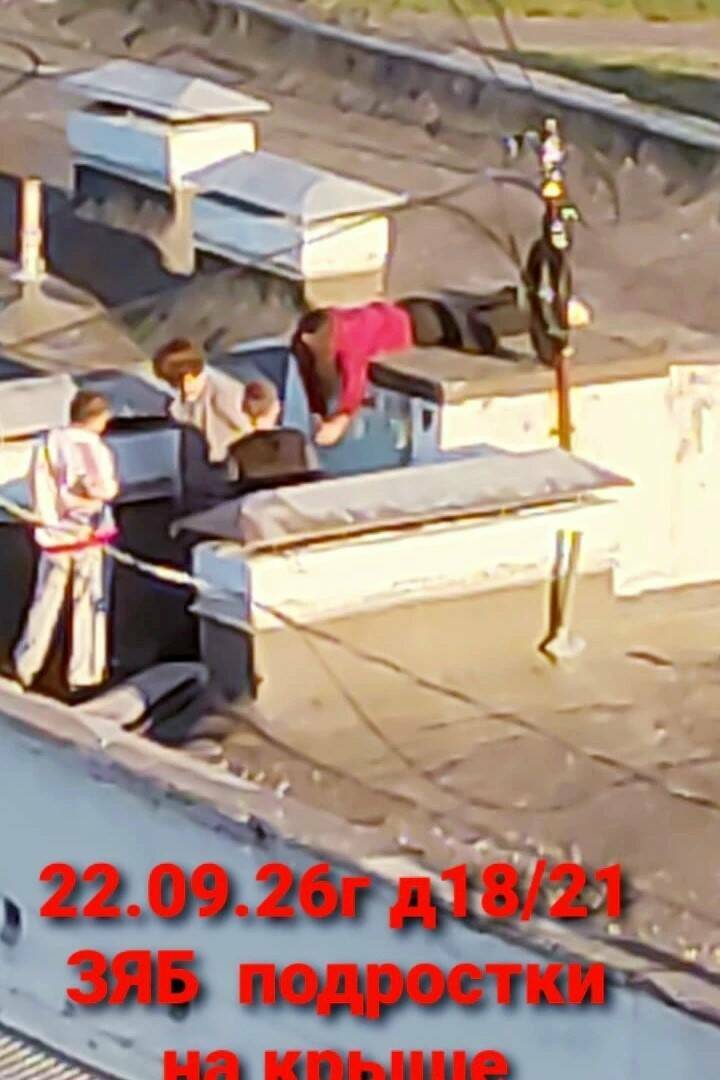 Полиция проводит проверку после того, как дети забрались на крыши домов в Челнах