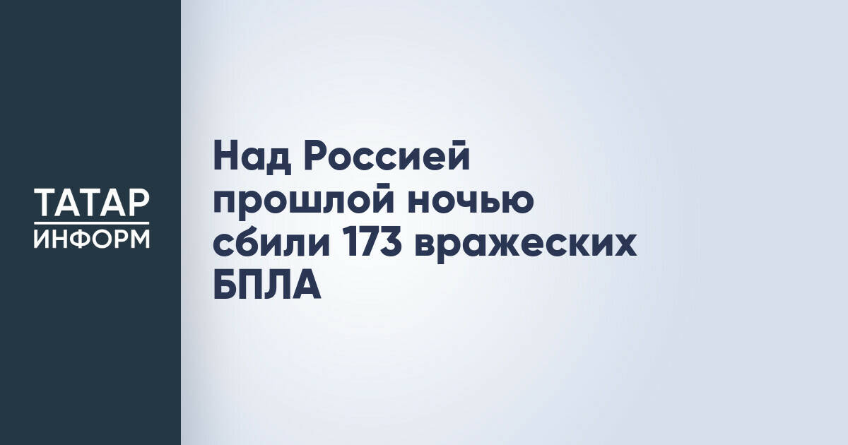 Российские ПВО нейтрализовали 173 украинских беспилотника
