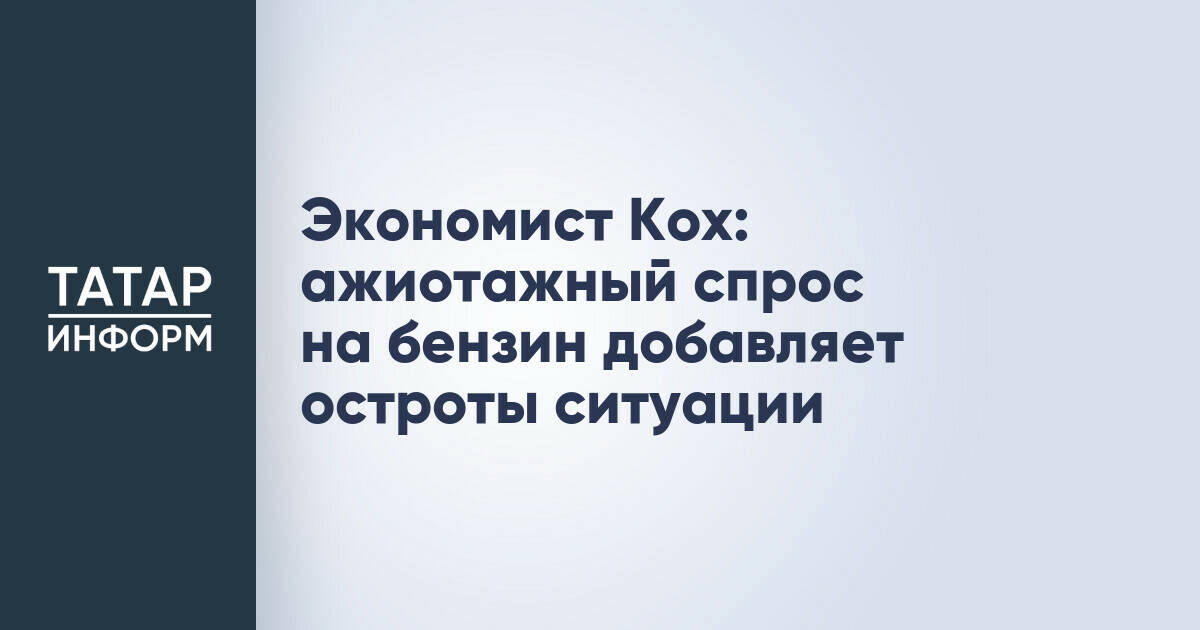Профессор КФУ объяснил причины ажиотажного спроса на бензин