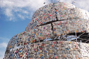 В Аргентине построили башню из 30 тысяч книг