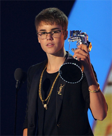 Джастин Бибер на премии MTV Video Music Awards 2011