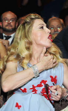 Мадонна шокировала мускулами на премьер в Венеции